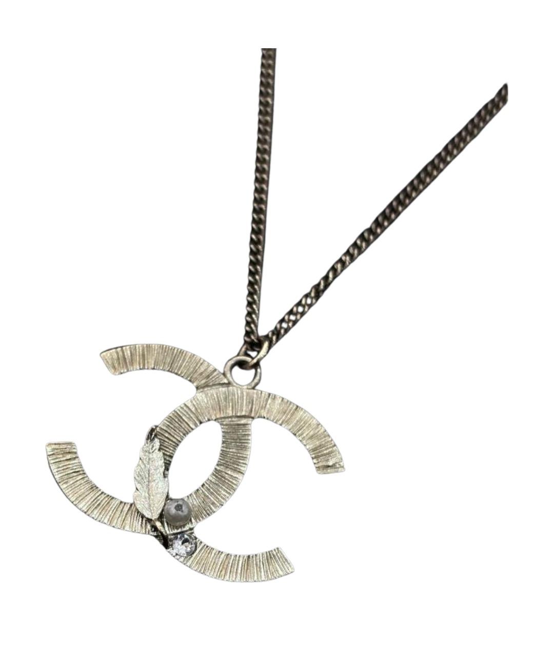CHANEL Серебряное колье, фото 1