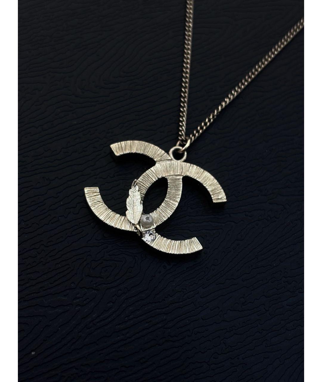 CHANEL Серебряное колье, фото 4