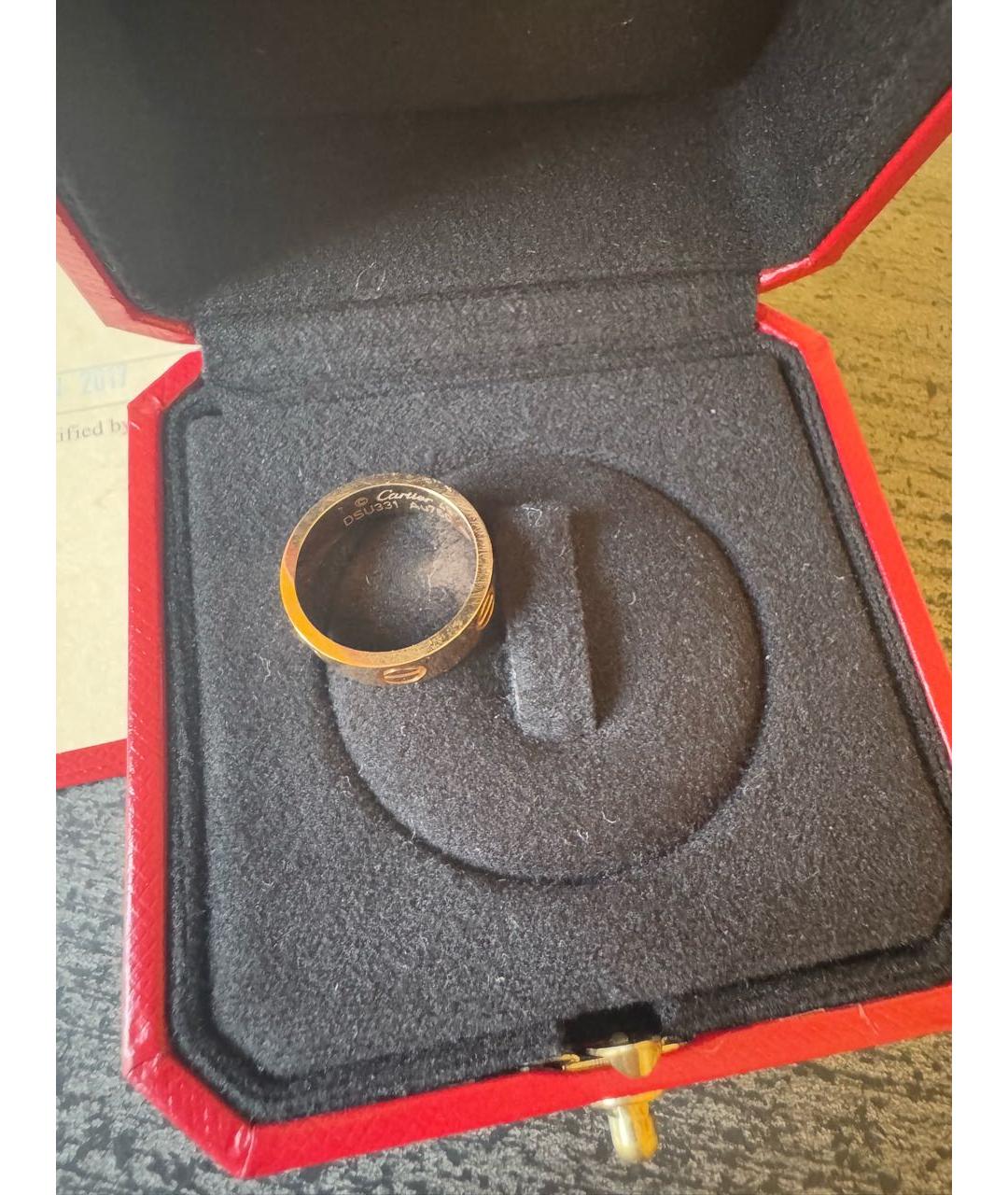 CARTIER Золотое кольцо из розового золота, фото 2
