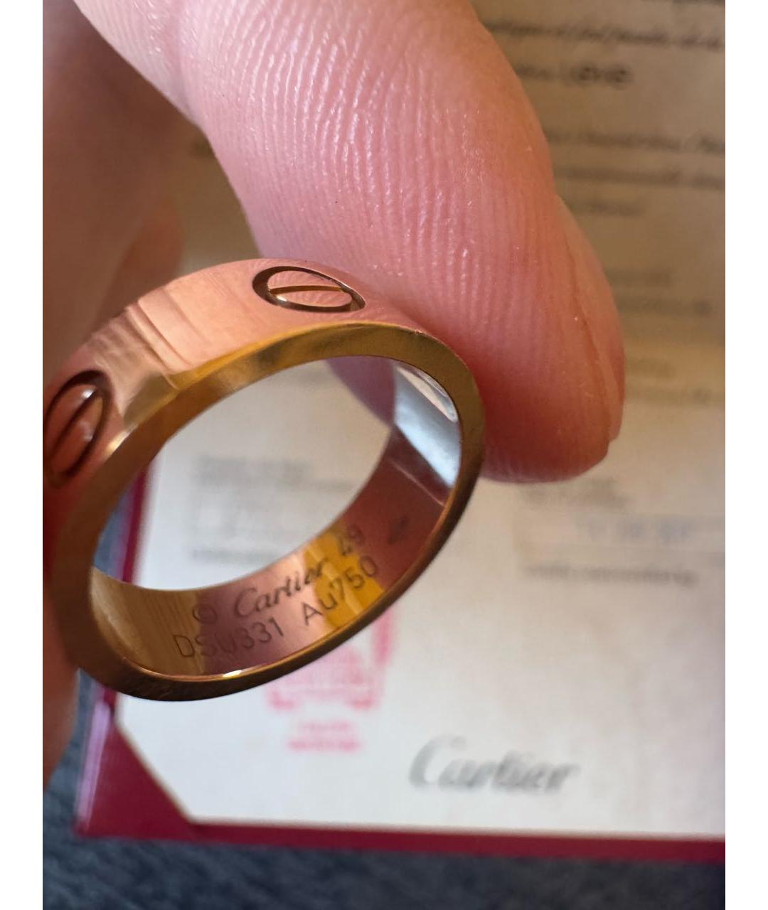 CARTIER Золотое кольцо из розового золота, фото 3