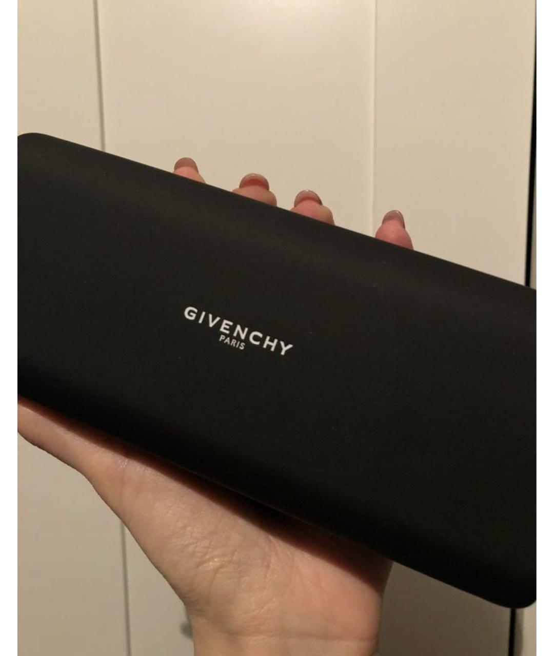 GIVENCHY Антрацитовые металлические солнцезащитные очки, фото 7