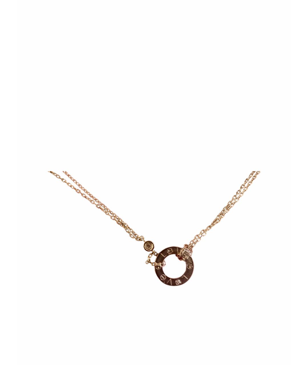 CARTIER Золотая подвеска из желтого золота, фото 1