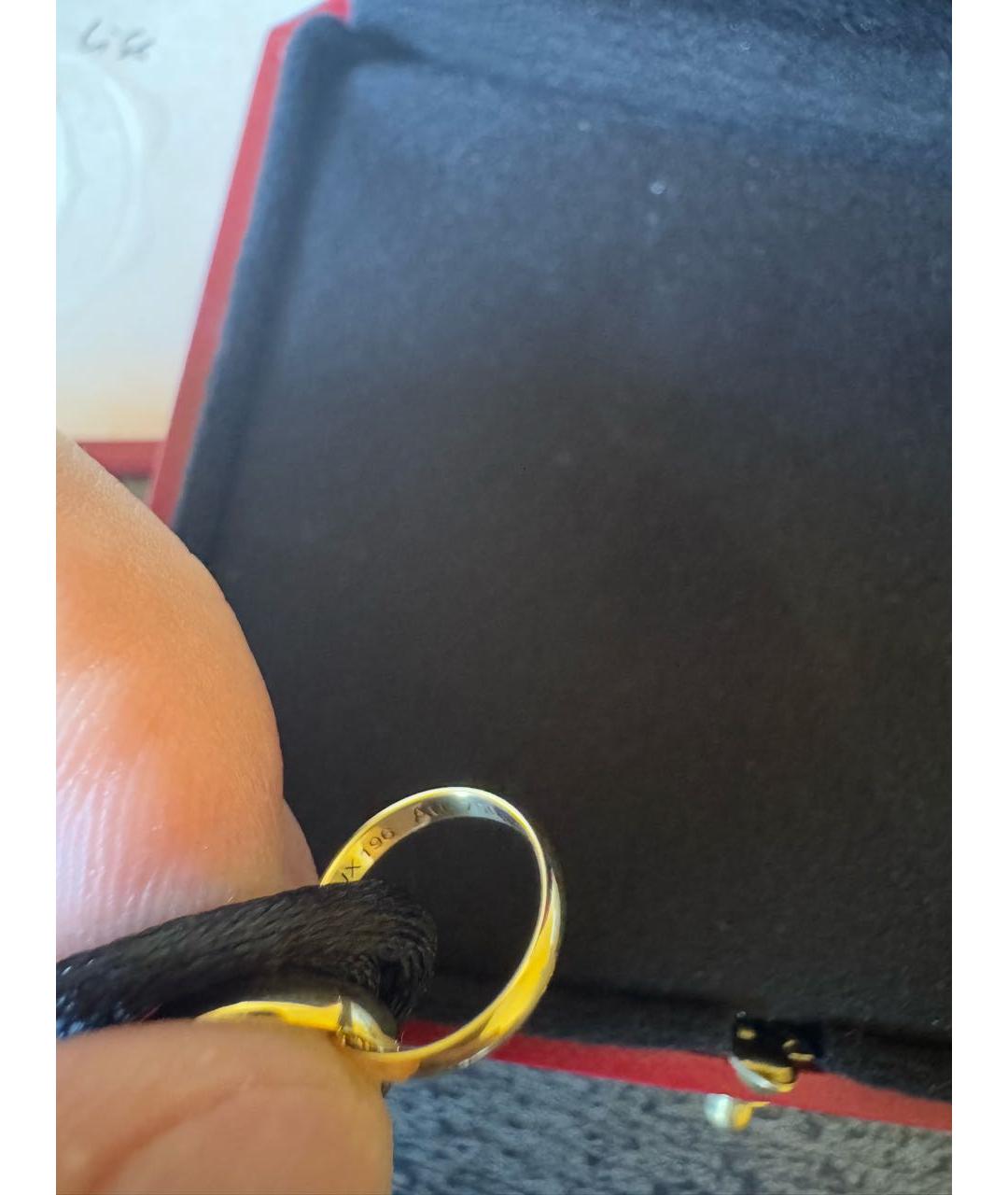 CARTIER Черный браслет из желтого золота, фото 2