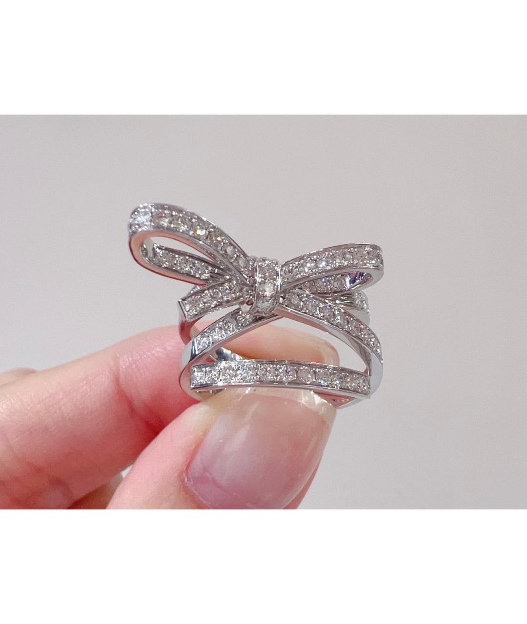 CHANEL Серебряное кольцо из белого золота, фото 6