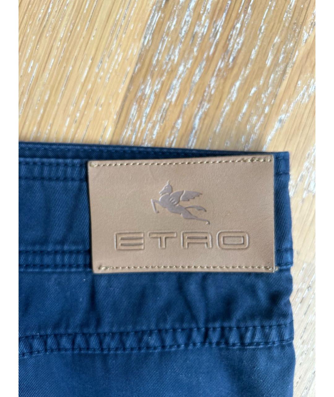 ETRO Синяя хлопковая юбка миди, фото 6