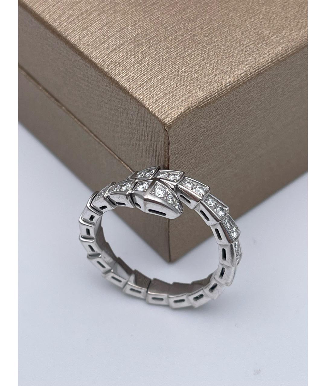 BVLGARI Серебряное кольцо из белого золота, фото 9