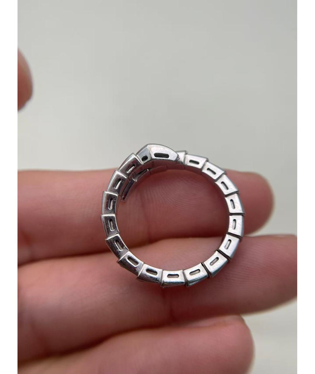 BVLGARI Серебряное кольцо из белого золота, фото 3
