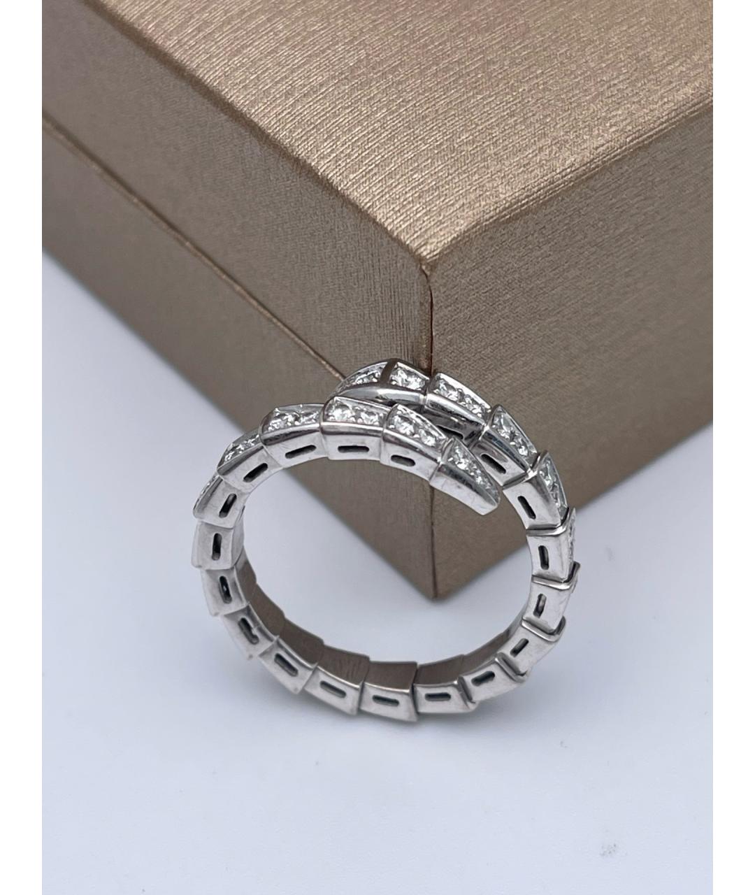 BVLGARI Серебряное кольцо из белого золота, фото 2