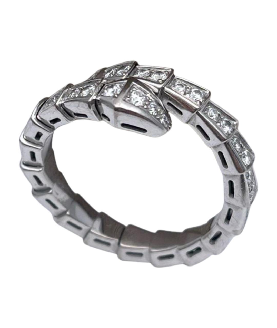 BVLGARI Серебряное кольцо из белого золота, фото 1