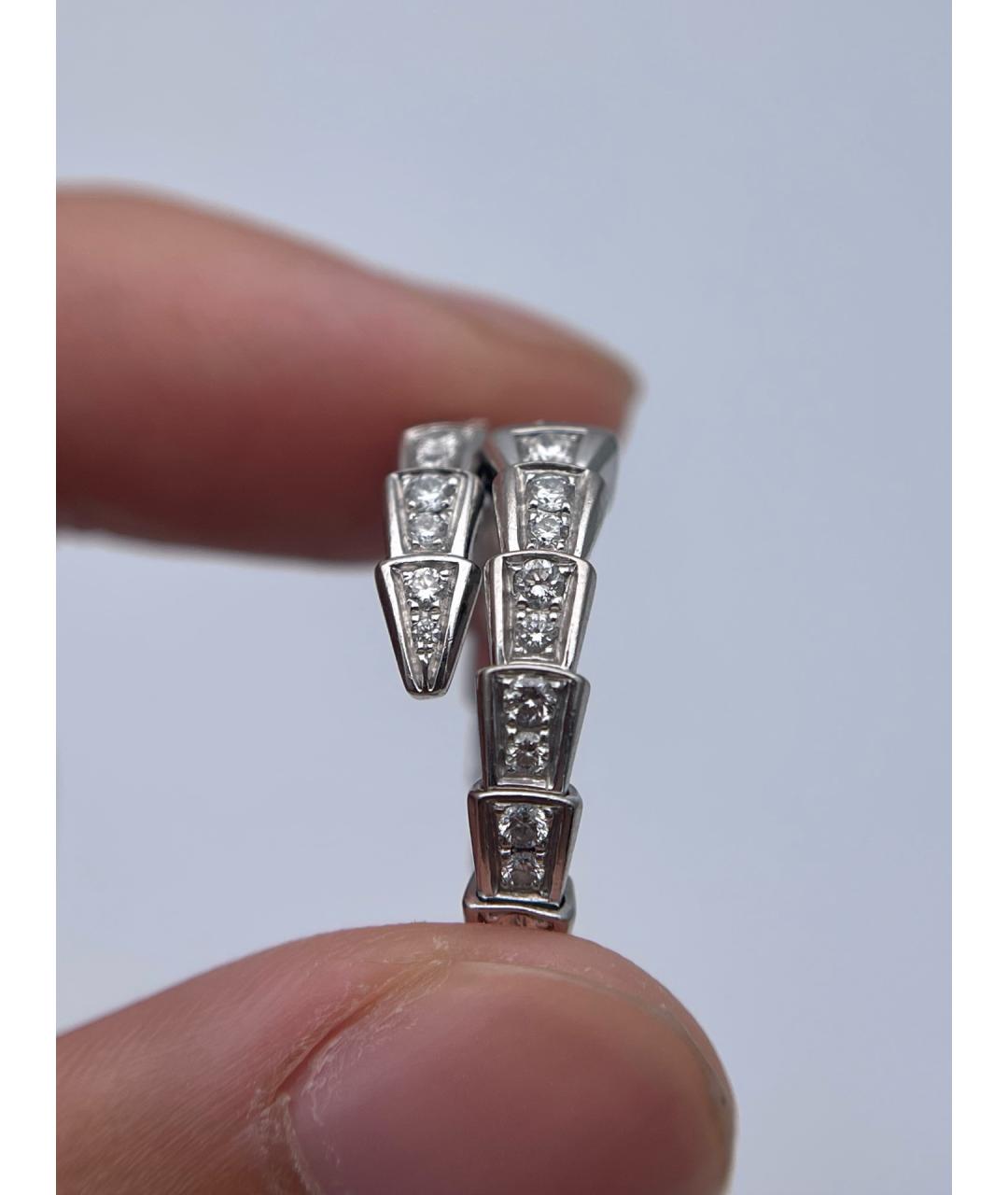 BVLGARI Серебряное кольцо из белого золота, фото 7