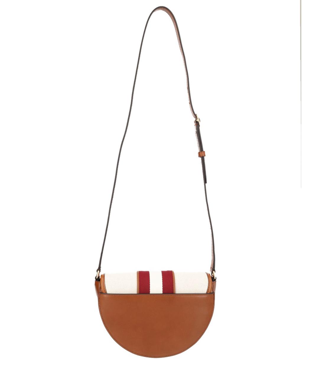 BALLY Белая хлопковая сумка через плечо, фото 2