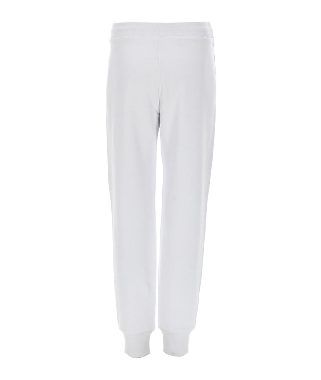 VERSACE JEANS COUTURE Белые хлопковые спортивные брюки и шорты, фото 2