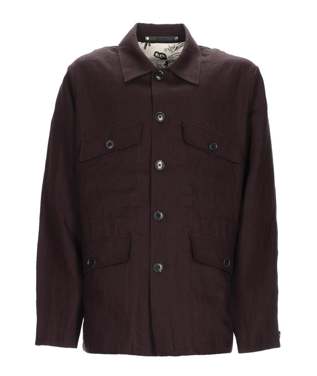 PAUL SMITH Фиолетовая льняная куртка, фото 1
