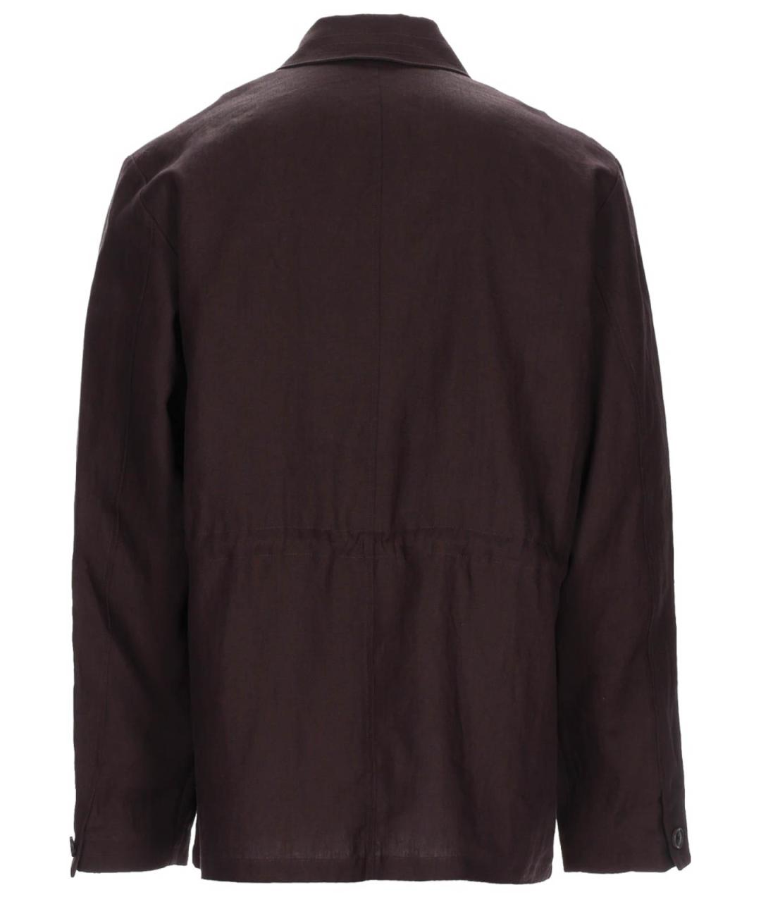 PAUL SMITH Фиолетовая льняная куртка, фото 3