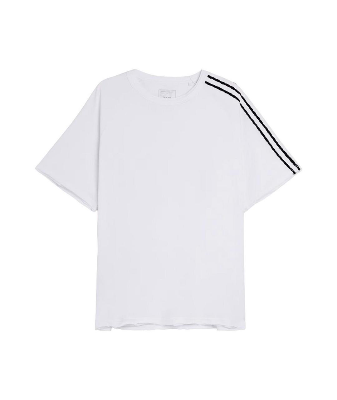 Y-3 Белая хлопковая футболка, фото 1