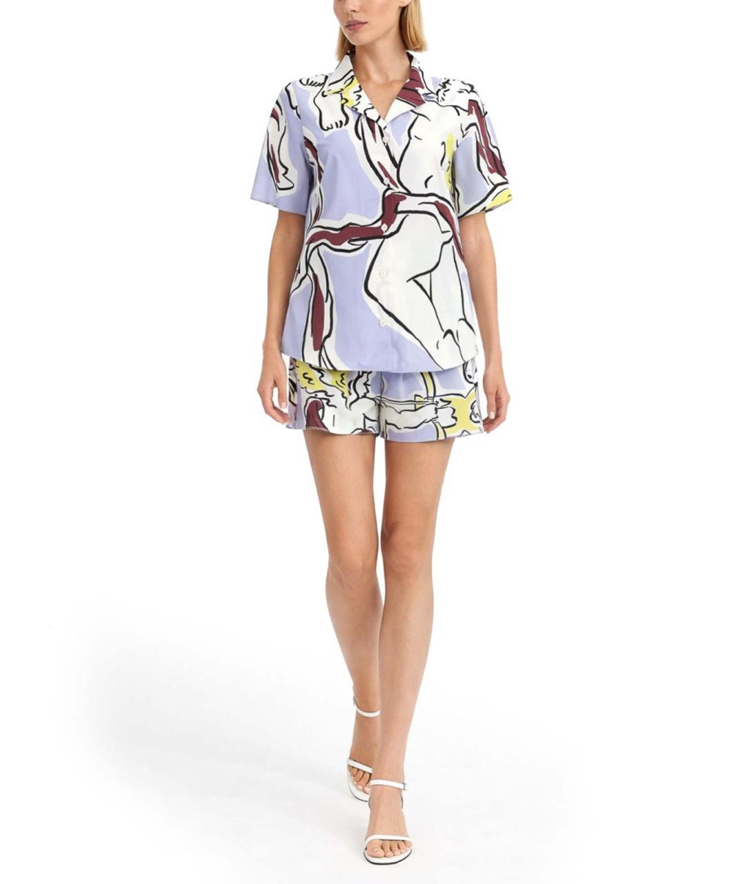 TORY BURCH Мульти хлопковые шорты, фото 2