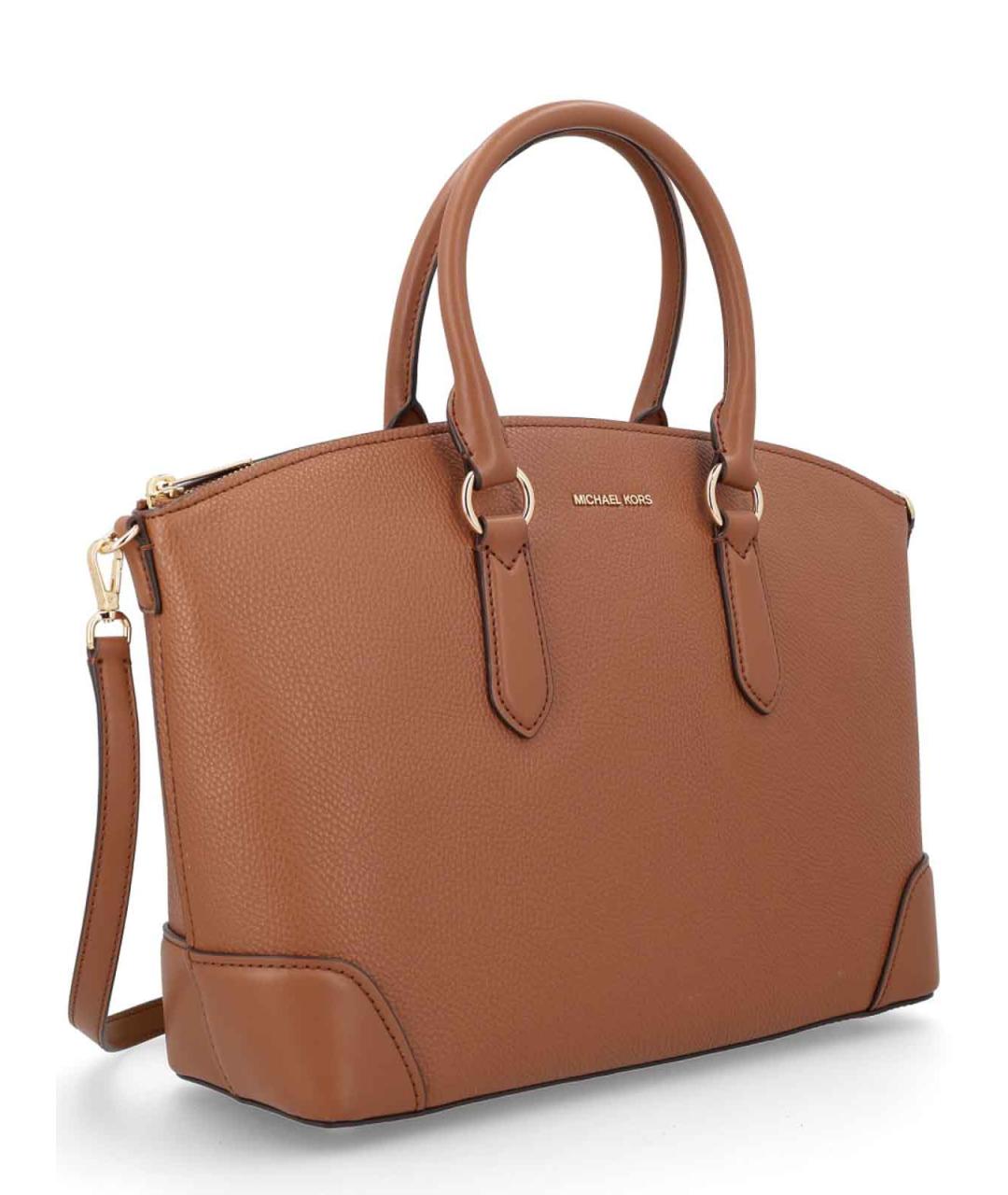 MICHAEL MICHAEL KORS Коричневая сумка тоут из искусственной кожи, фото 2