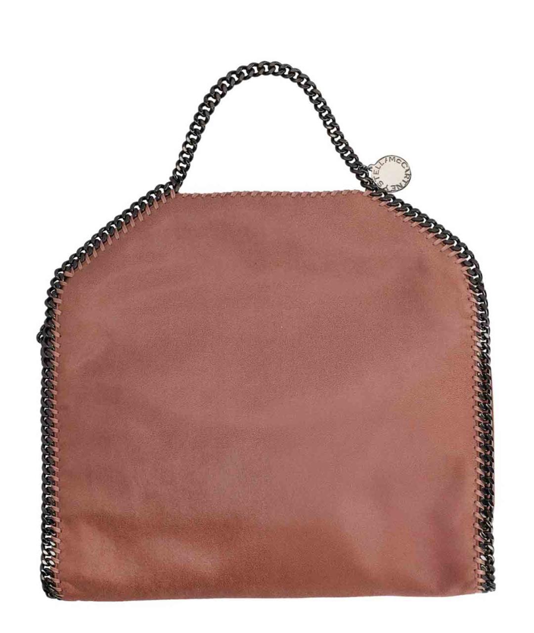 STELLA MCCARTNEY Коричневая сумка тоут из искусственной кожи, фото 4