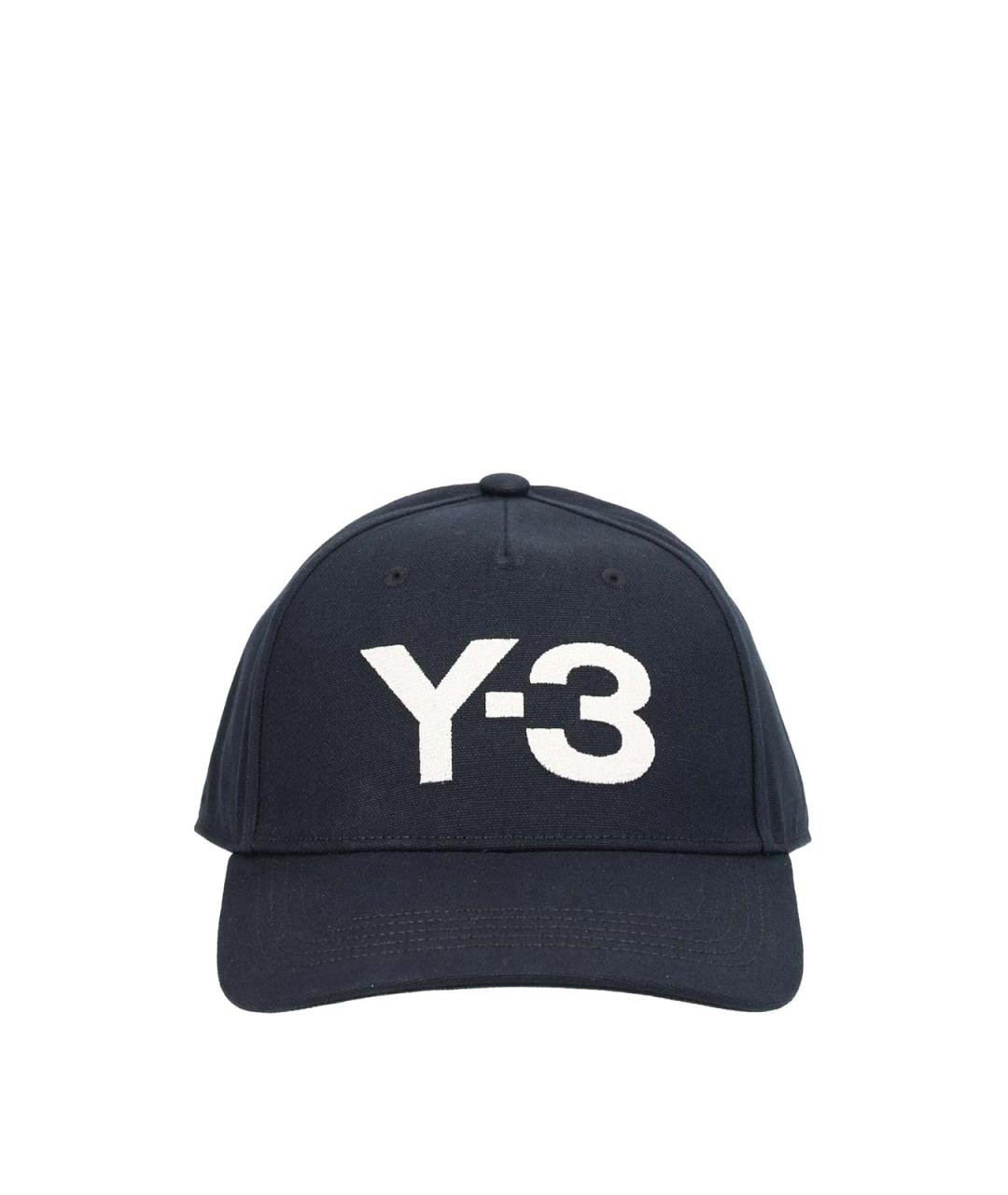 Y-3 Черная хлопковая кепка, фото 1