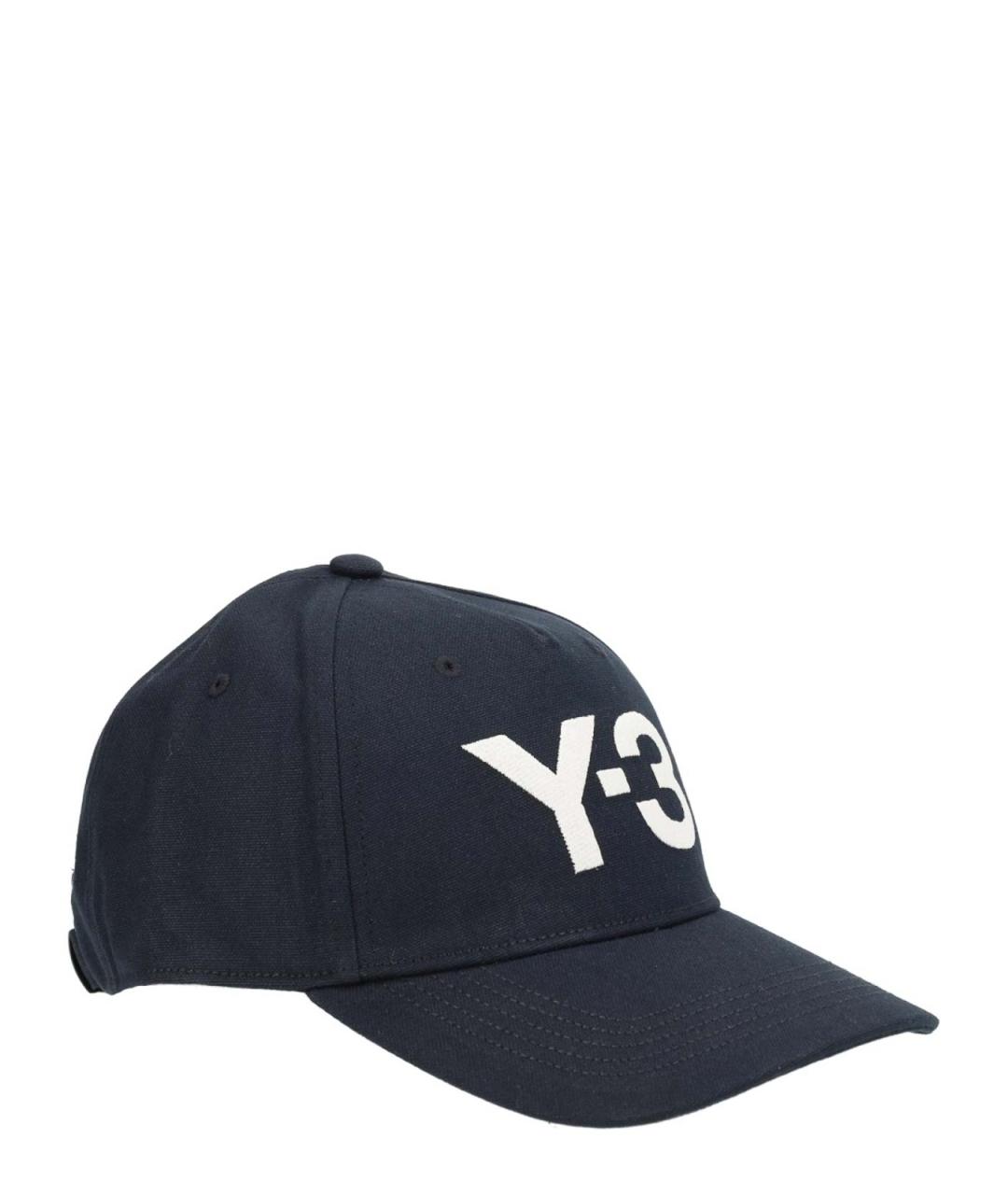 Y-3 Черная хлопковая кепка, фото 3