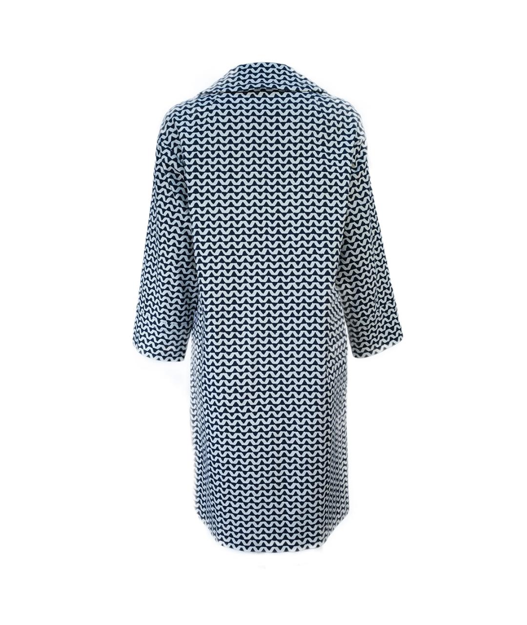 MAX MARA Синее хлопковое пальто, фото 2