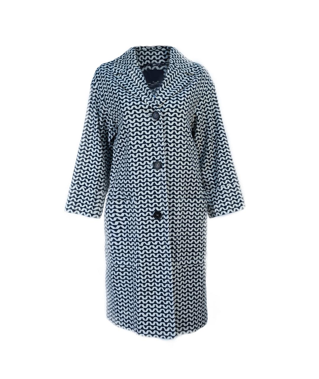 MAX MARA Синее хлопковое пальто, фото 1
