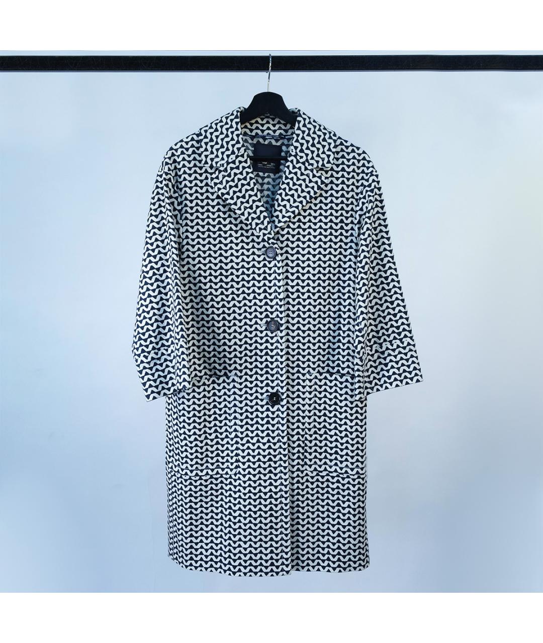MAX MARA Синее хлопковое пальто, фото 6