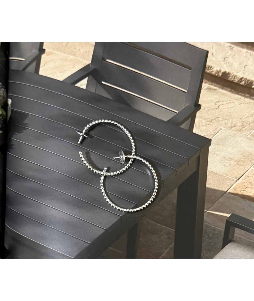VAN CLEEF & ARPELS Серебряные серьги из белого золота, фото 3