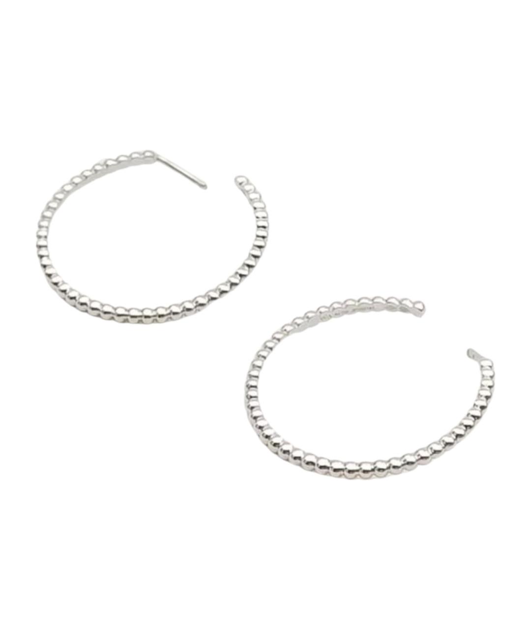 VAN CLEEF & ARPELS Серебряные серьги из белого золота, фото 1
