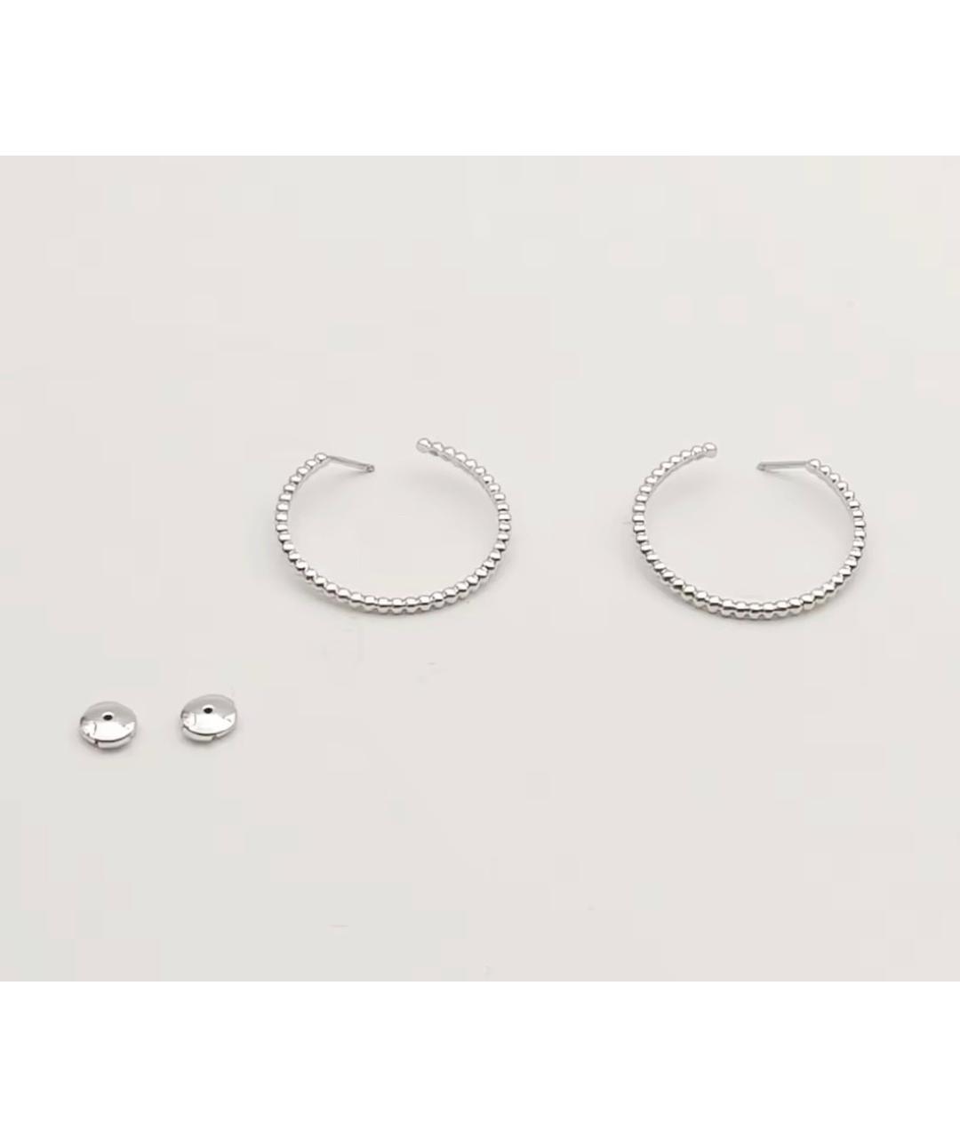 VAN CLEEF & ARPELS Серебряные серьги из белого золота, фото 4