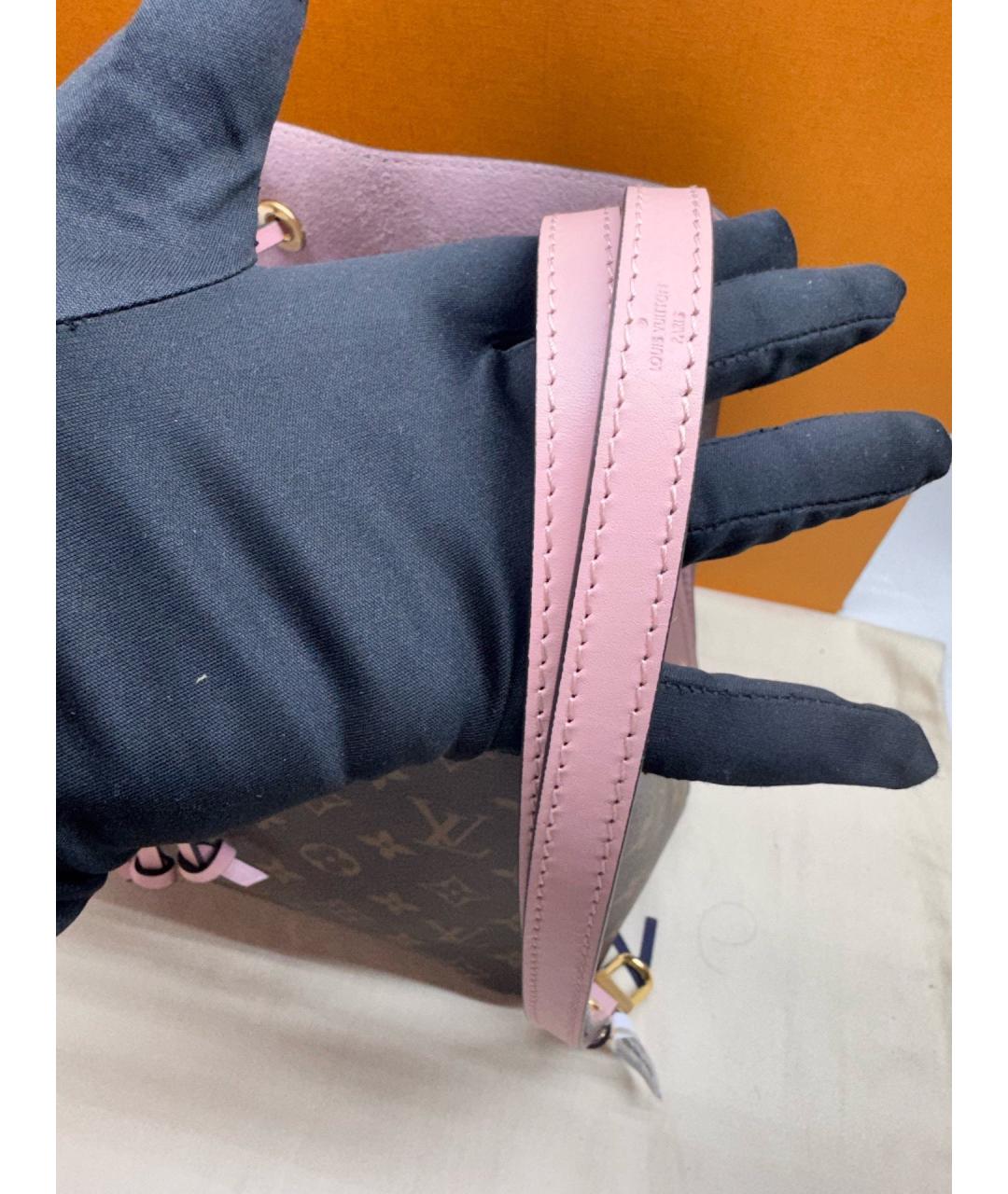 LOUIS VUITTON Коричневая сумка через плечо из канвы, фото 7