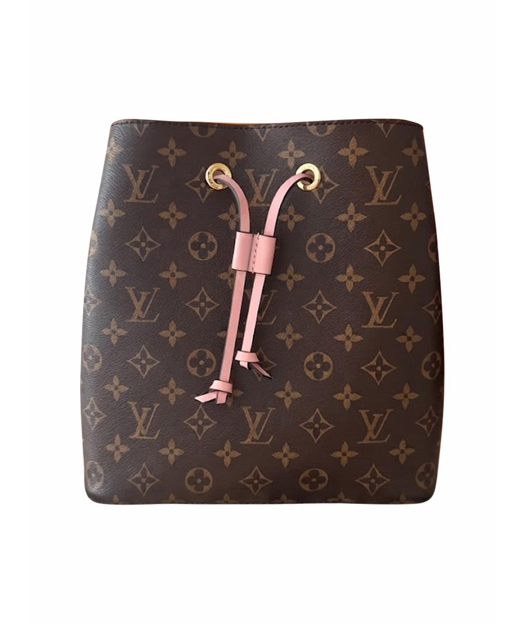 LOUIS VUITTON Коричневая сумка через плечо из канвы, фото 1