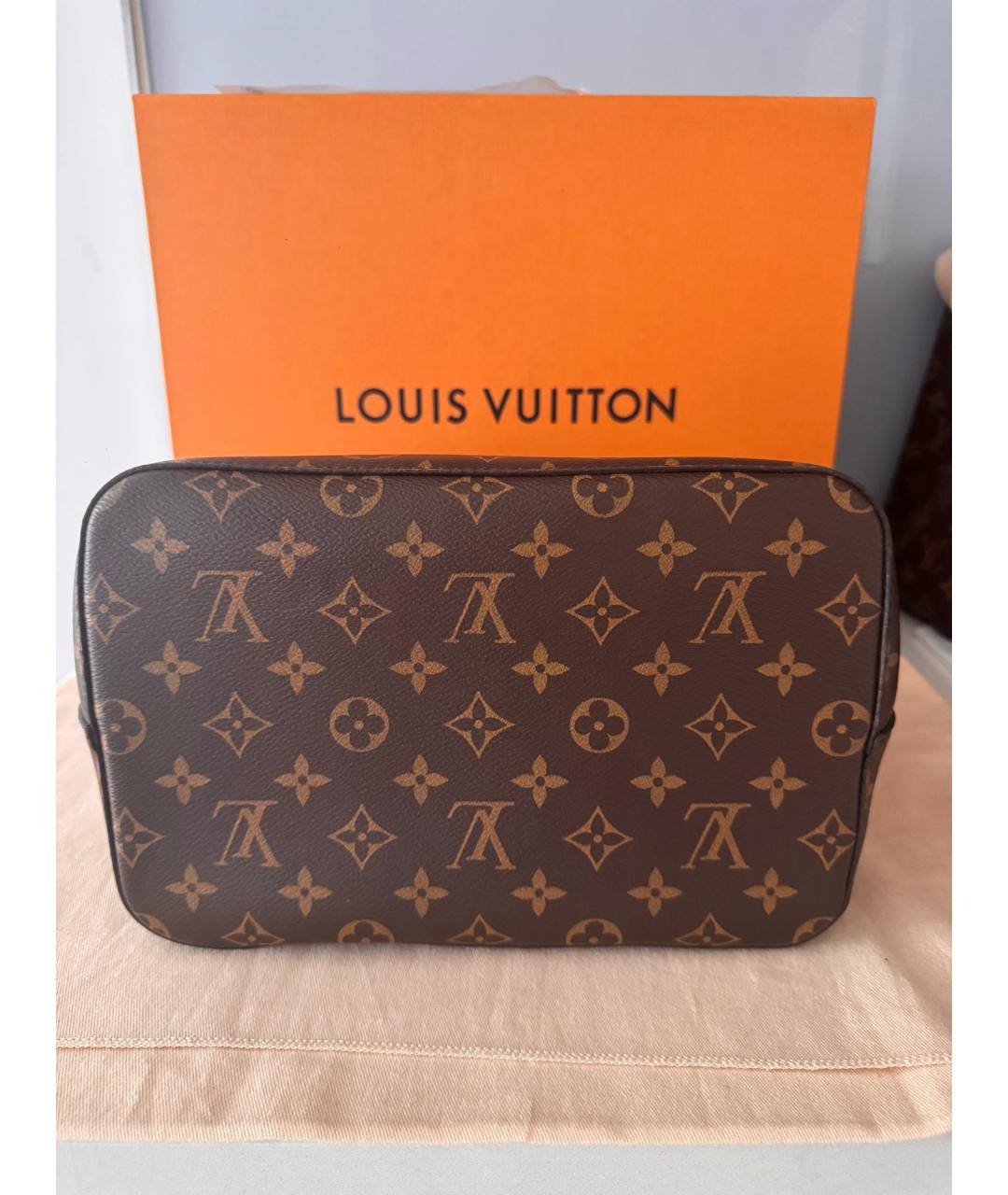 LOUIS VUITTON Коричневая сумка через плечо из канвы, фото 3