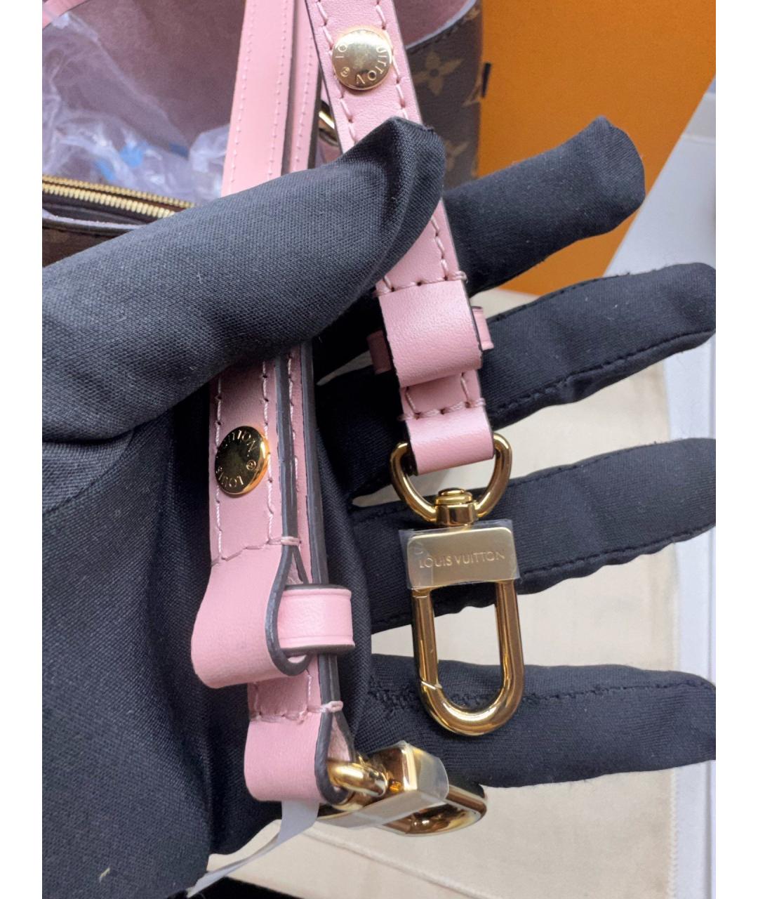 LOUIS VUITTON Коричневая сумка через плечо из канвы, фото 8