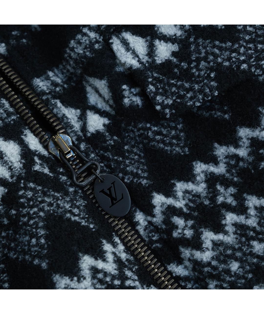 LOUIS VUITTON Черная шерстяная куртка, фото 6