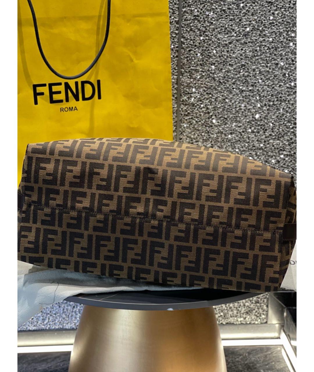 FENDI Коричневая сумка тоут, фото 4