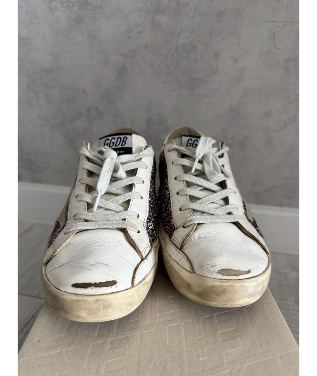 GOLDEN GOOSE Кеды из кожи аллигатора, фото 2