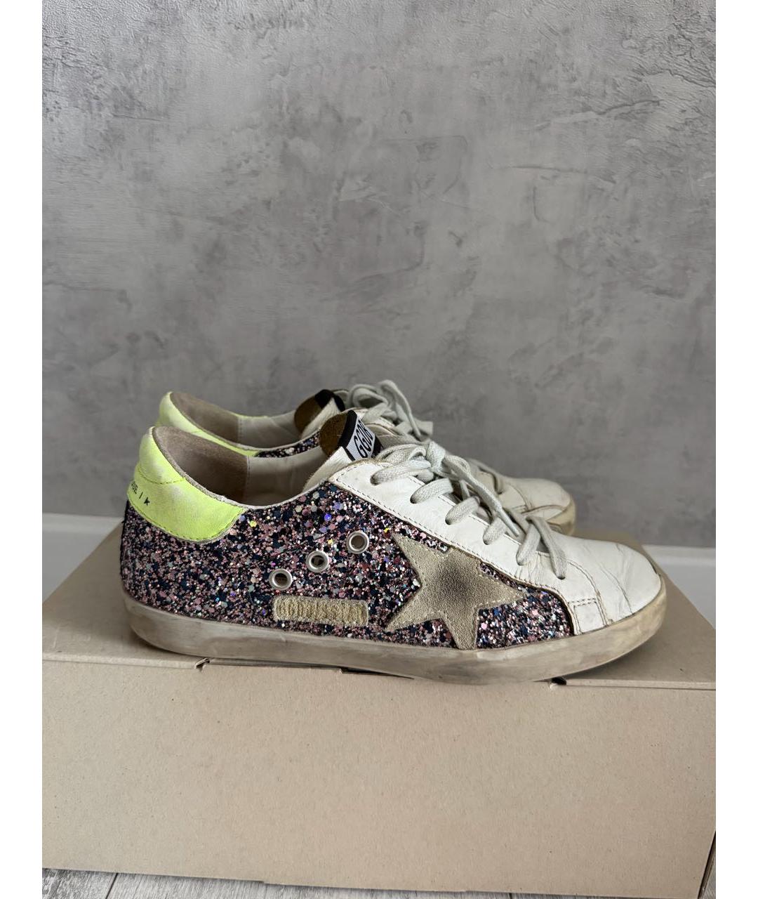 GOLDEN GOOSE Кеды из кожи аллигатора, фото 7