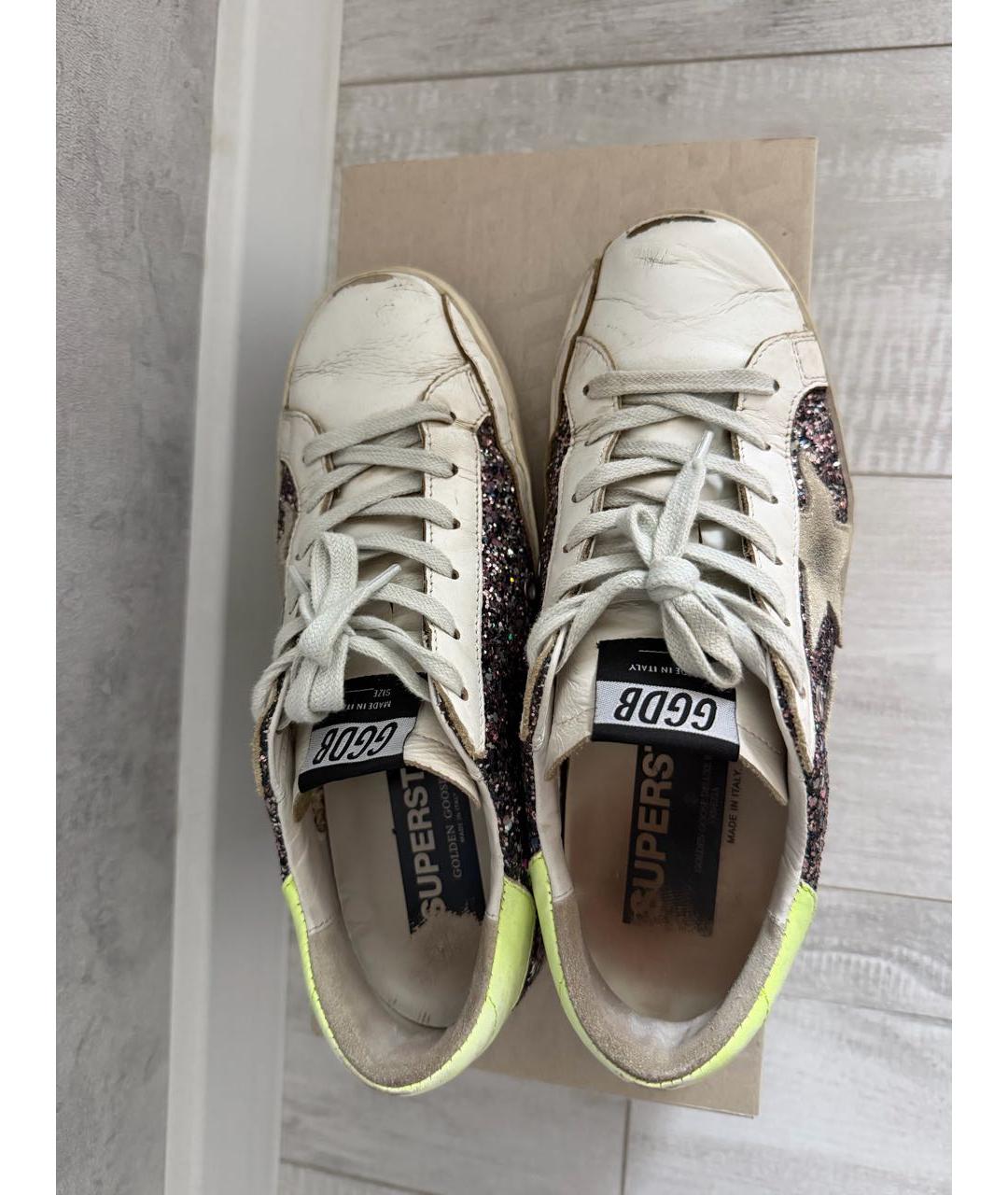 GOLDEN GOOSE Кеды из кожи аллигатора, фото 3