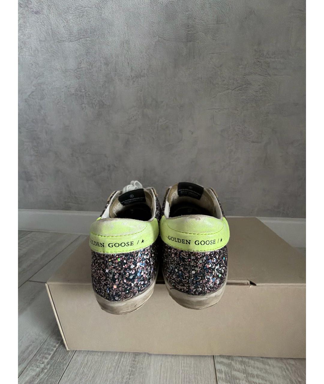GOLDEN GOOSE Кеды из кожи аллигатора, фото 4