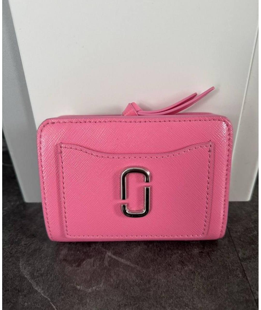 MARC BY MARC JACOBS Розовый кожаный кошелек, фото 5