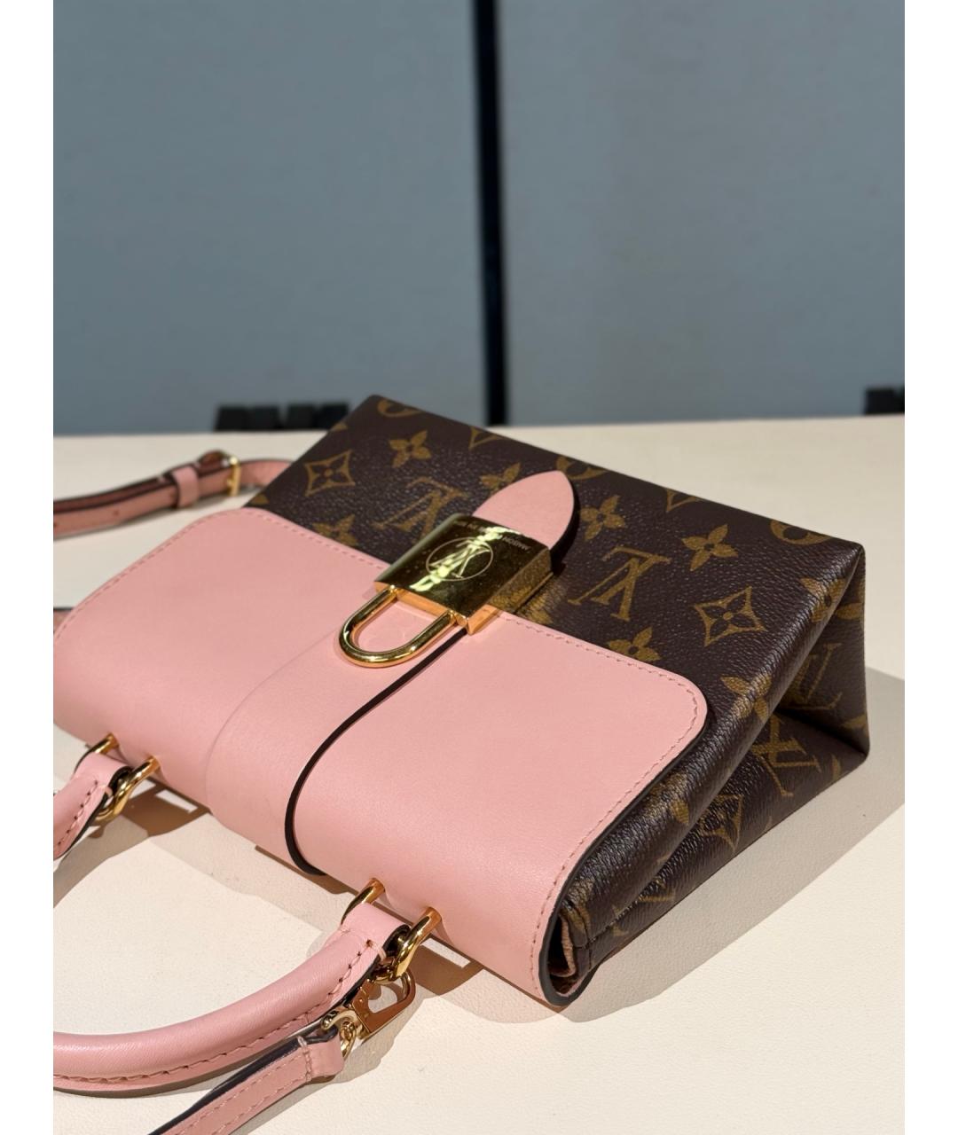 LOUIS VUITTON Коричневая сумка через плечо из искусственной кожи, фото 8