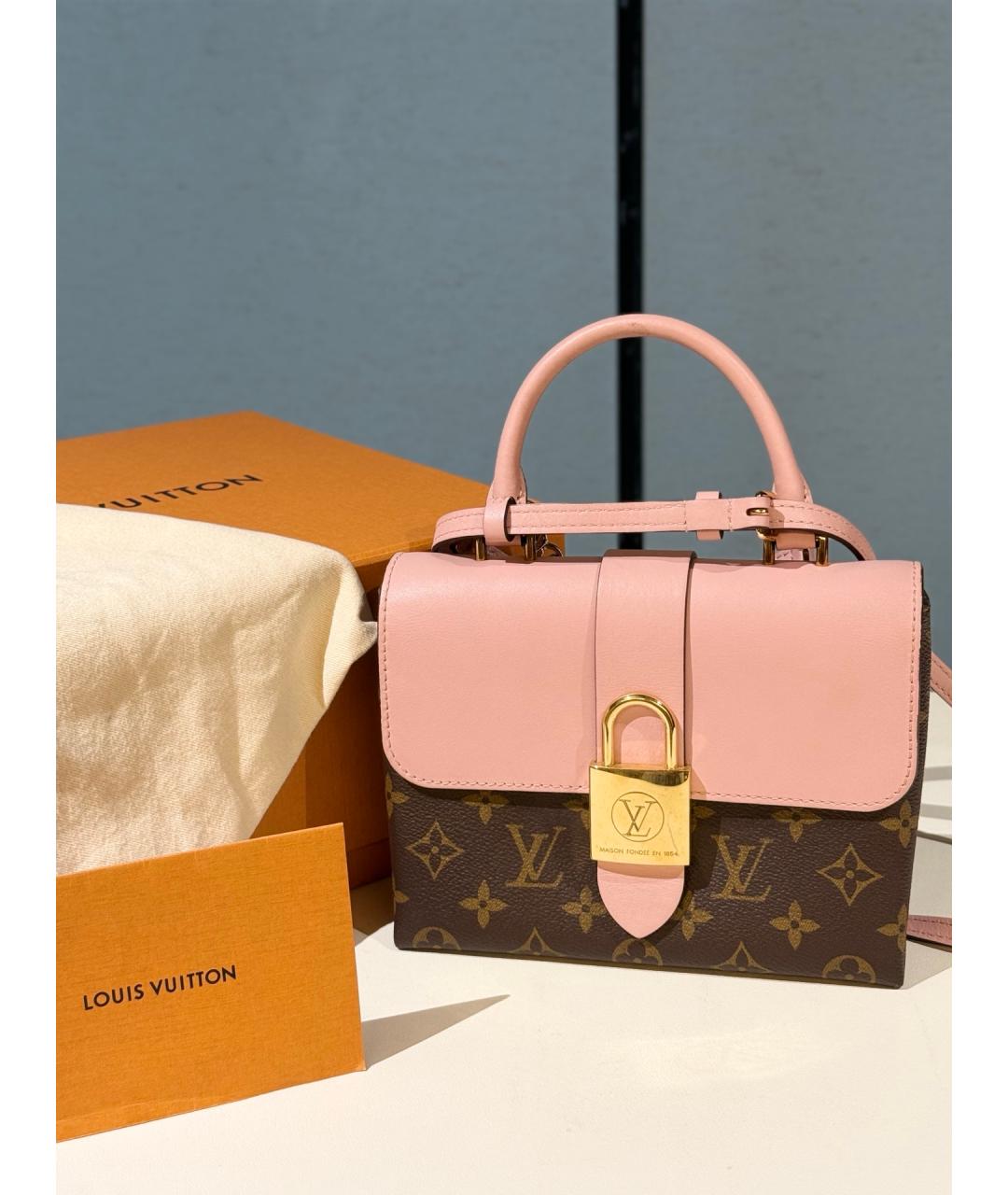 LOUIS VUITTON Коричневая сумка через плечо из искусственной кожи, фото 9