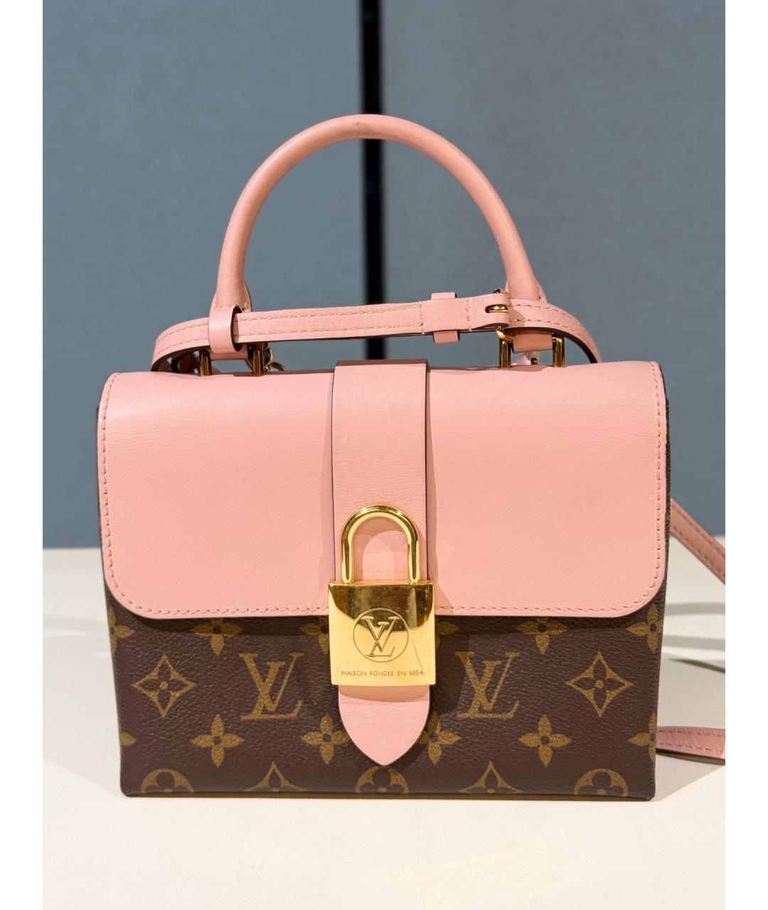 LOUIS VUITTON Коричневая сумка через плечо из искусственной кожи, фото 2