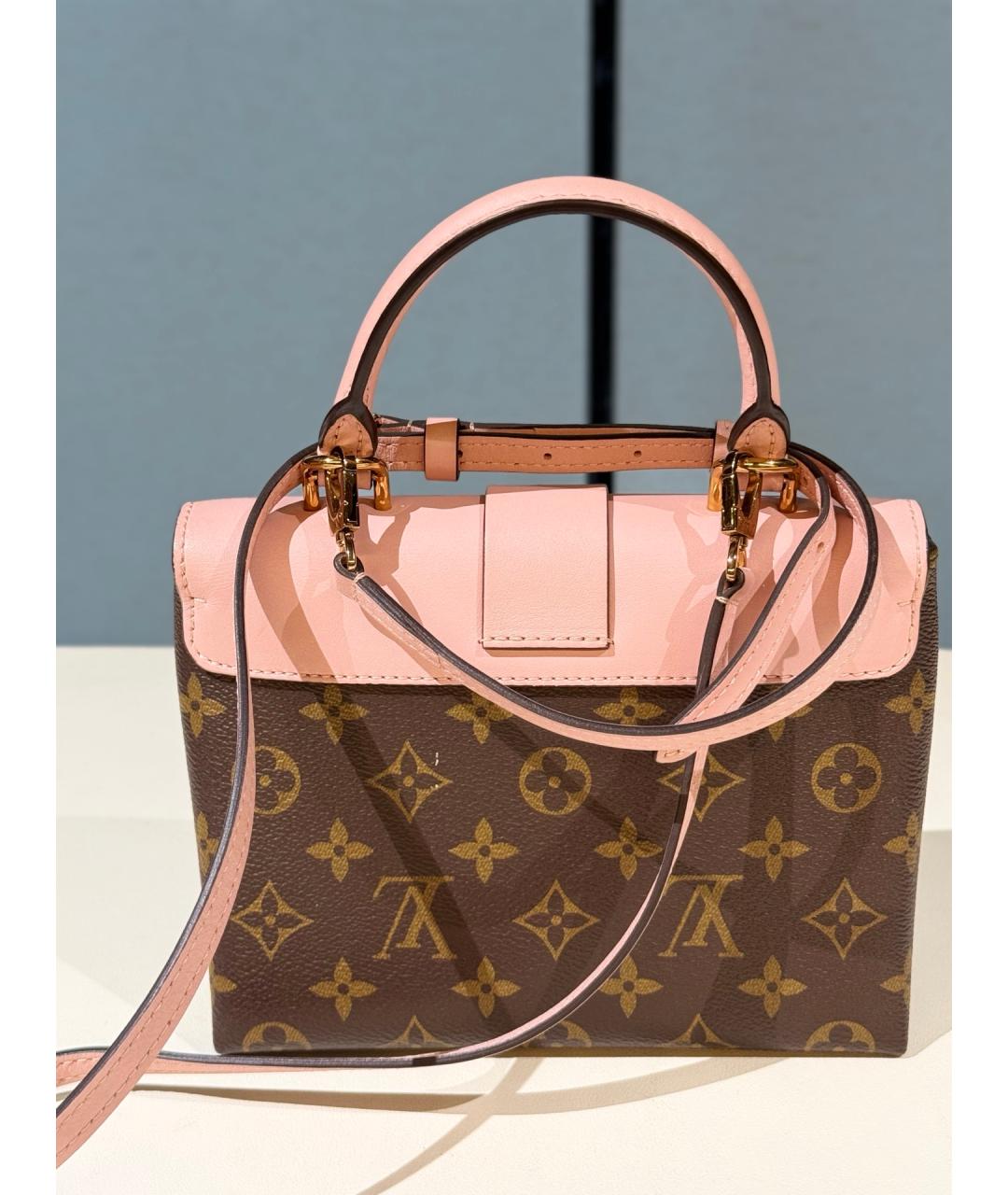 LOUIS VUITTON Коричневая сумка через плечо из искусственной кожи, фото 6