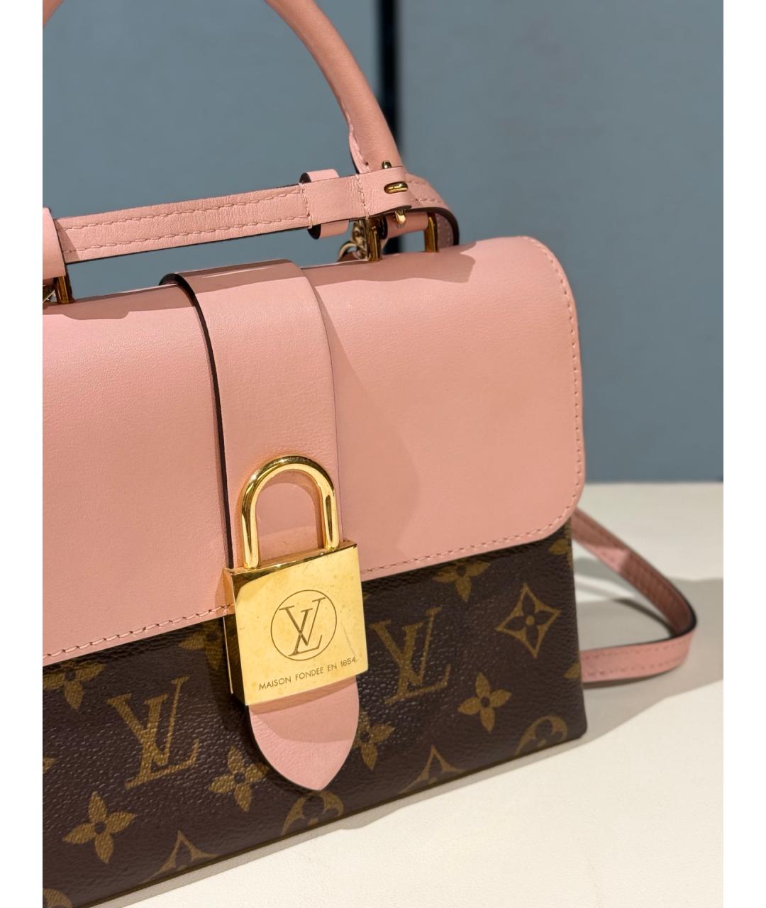 LOUIS VUITTON Коричневая сумка через плечо из искусственной кожи, фото 5