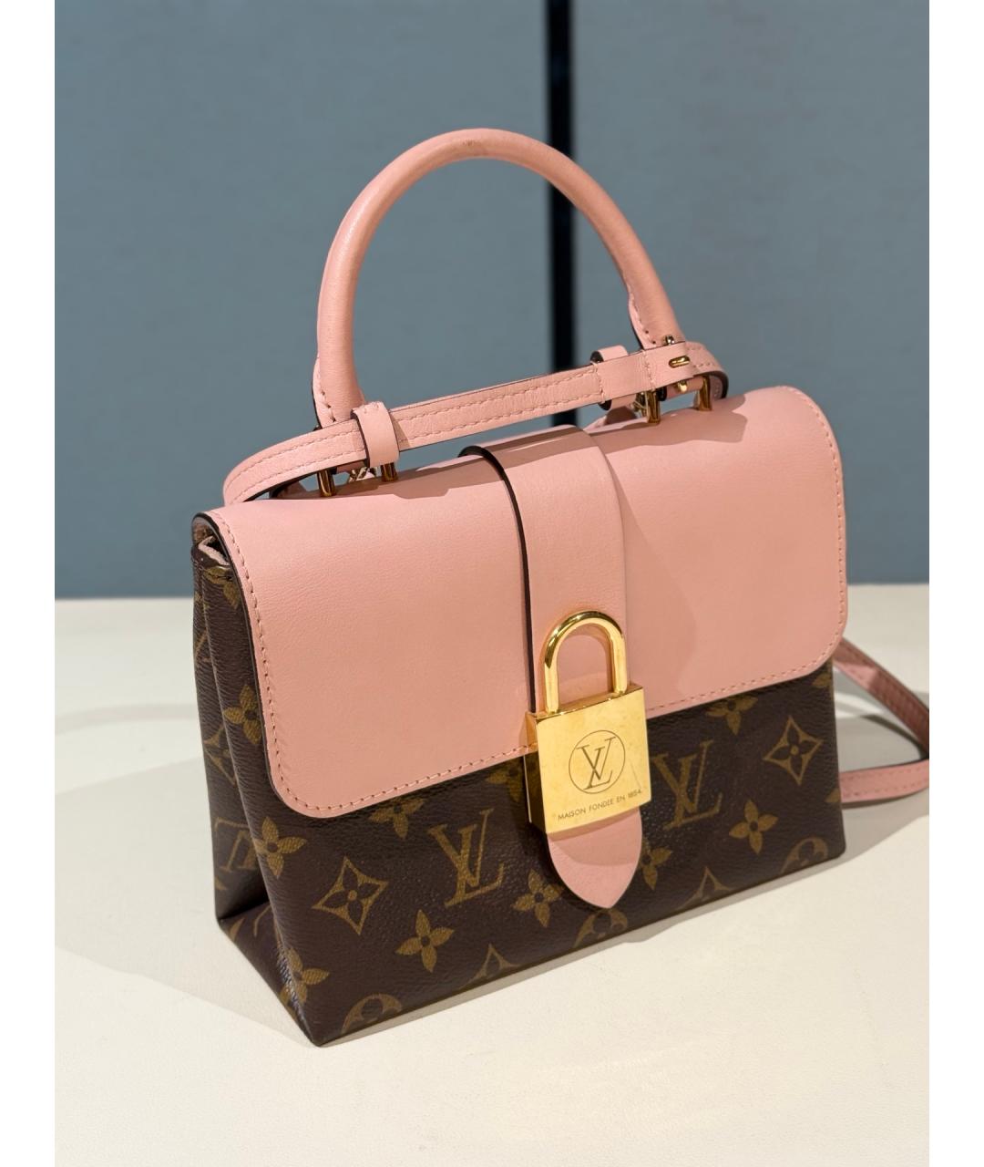 LOUIS VUITTON Коричневая сумка через плечо из искусственной кожи, фото 4