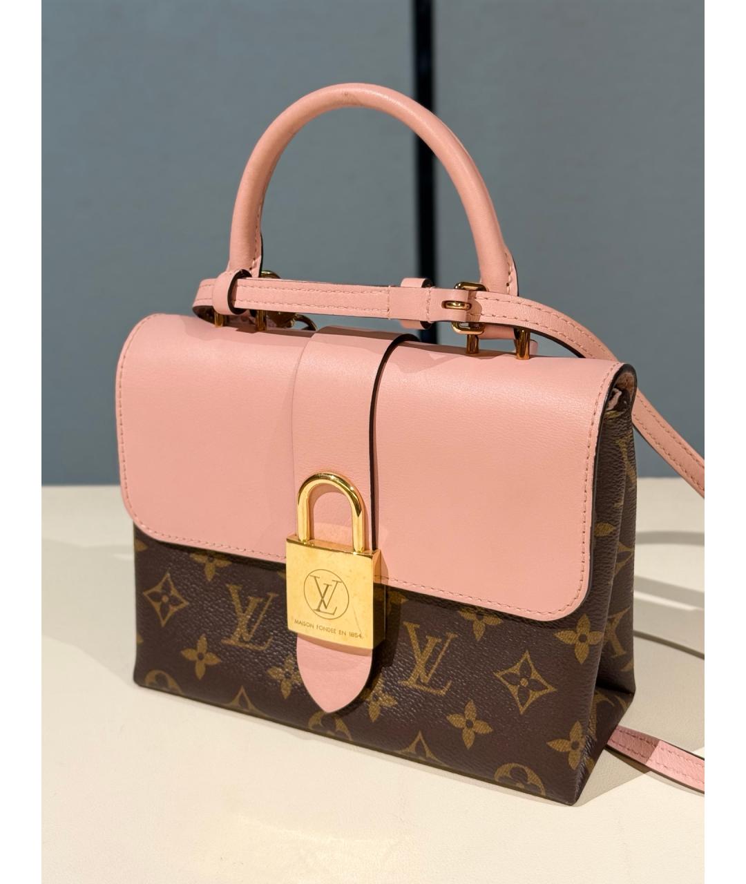 LOUIS VUITTON Коричневая сумка через плечо из искусственной кожи, фото 3