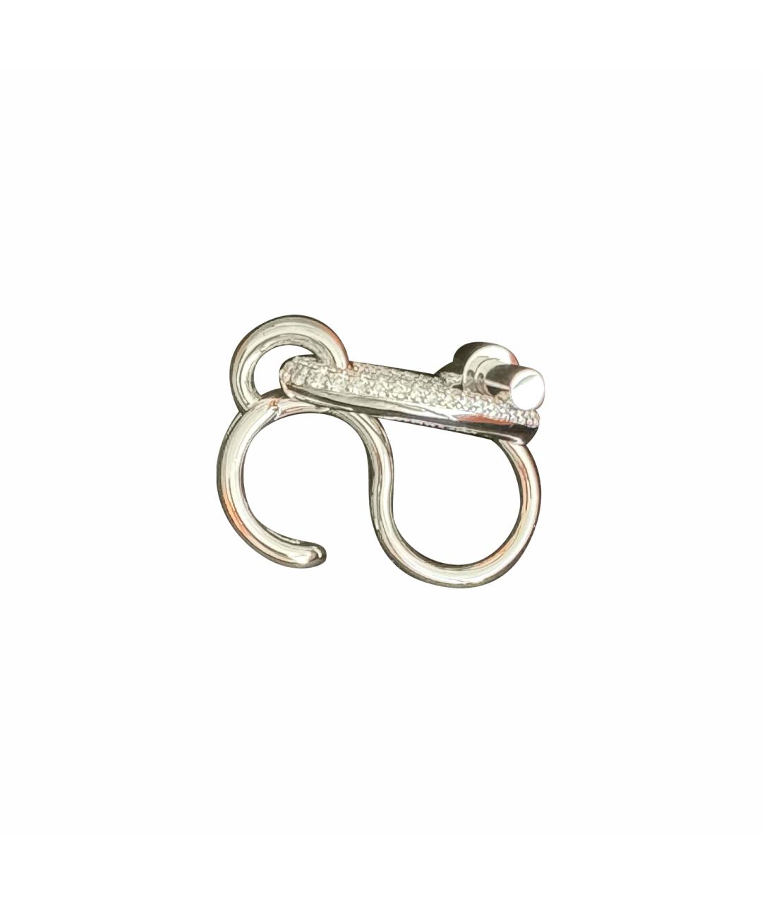 HERMES Серебряное кольцо из белого золота, фото 5