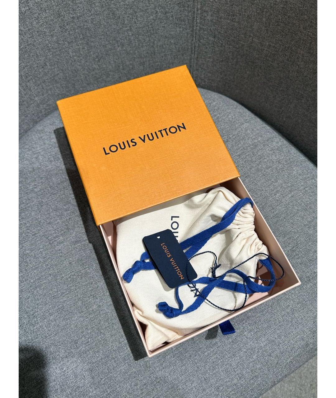 LOUIS VUITTON Коричневый кожаный ремень, фото 5
